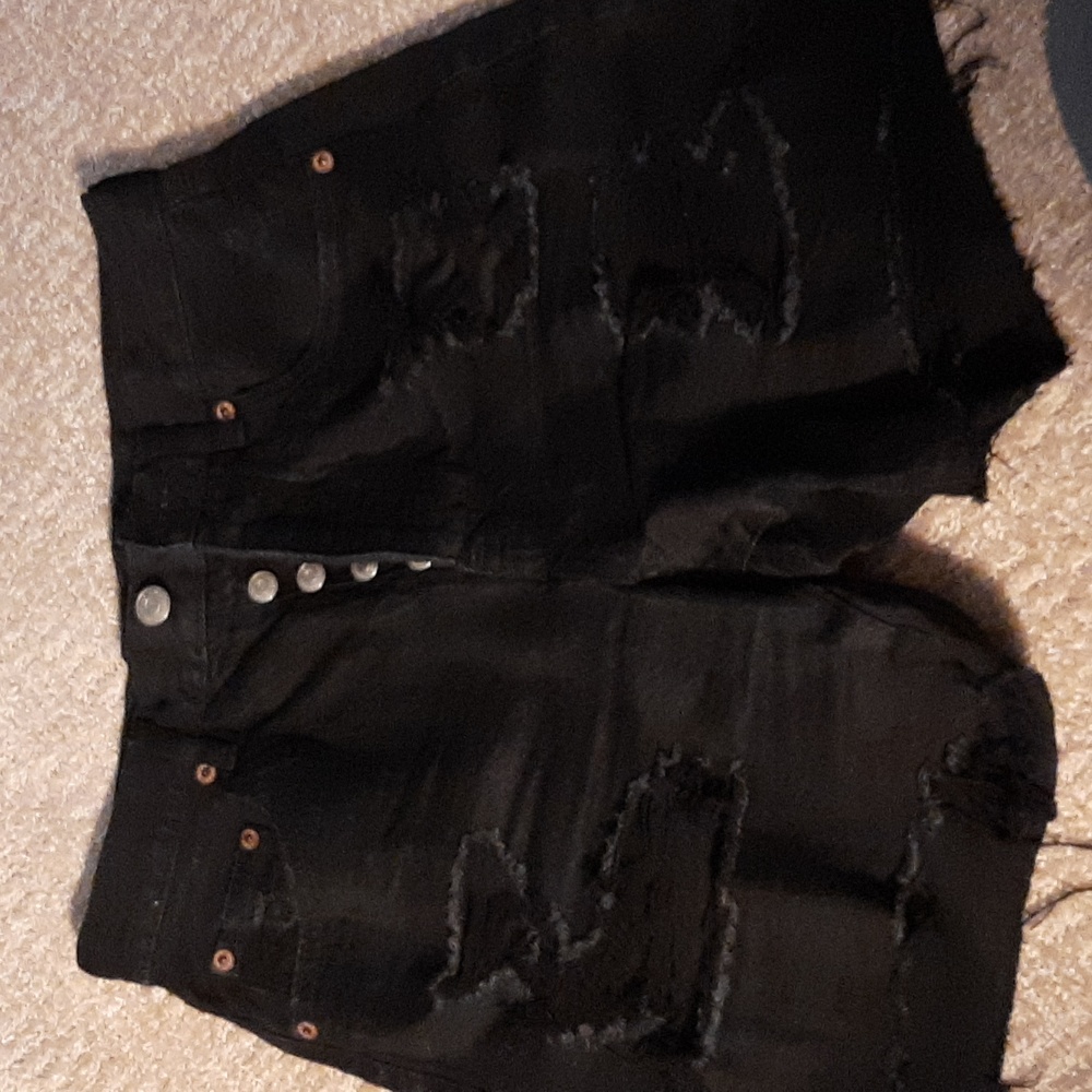 Black aeropostale Jean shorts size 4